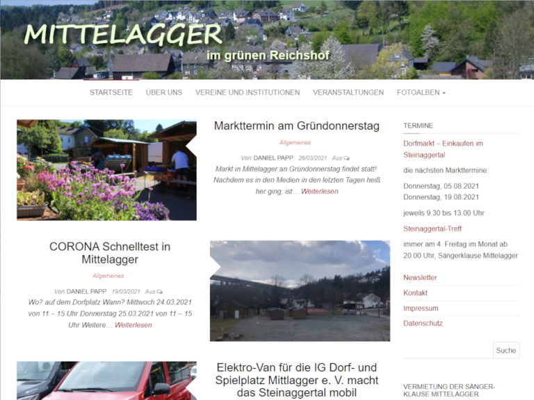 Website Mittelagger