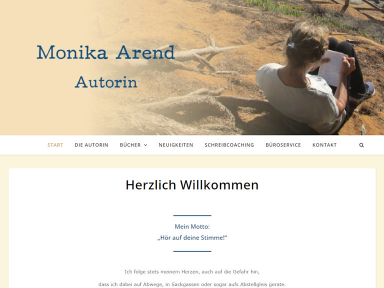 Website Monika Arend